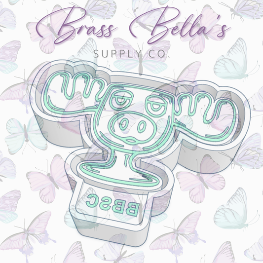 Jingle Juice Moose - Freshie Mold