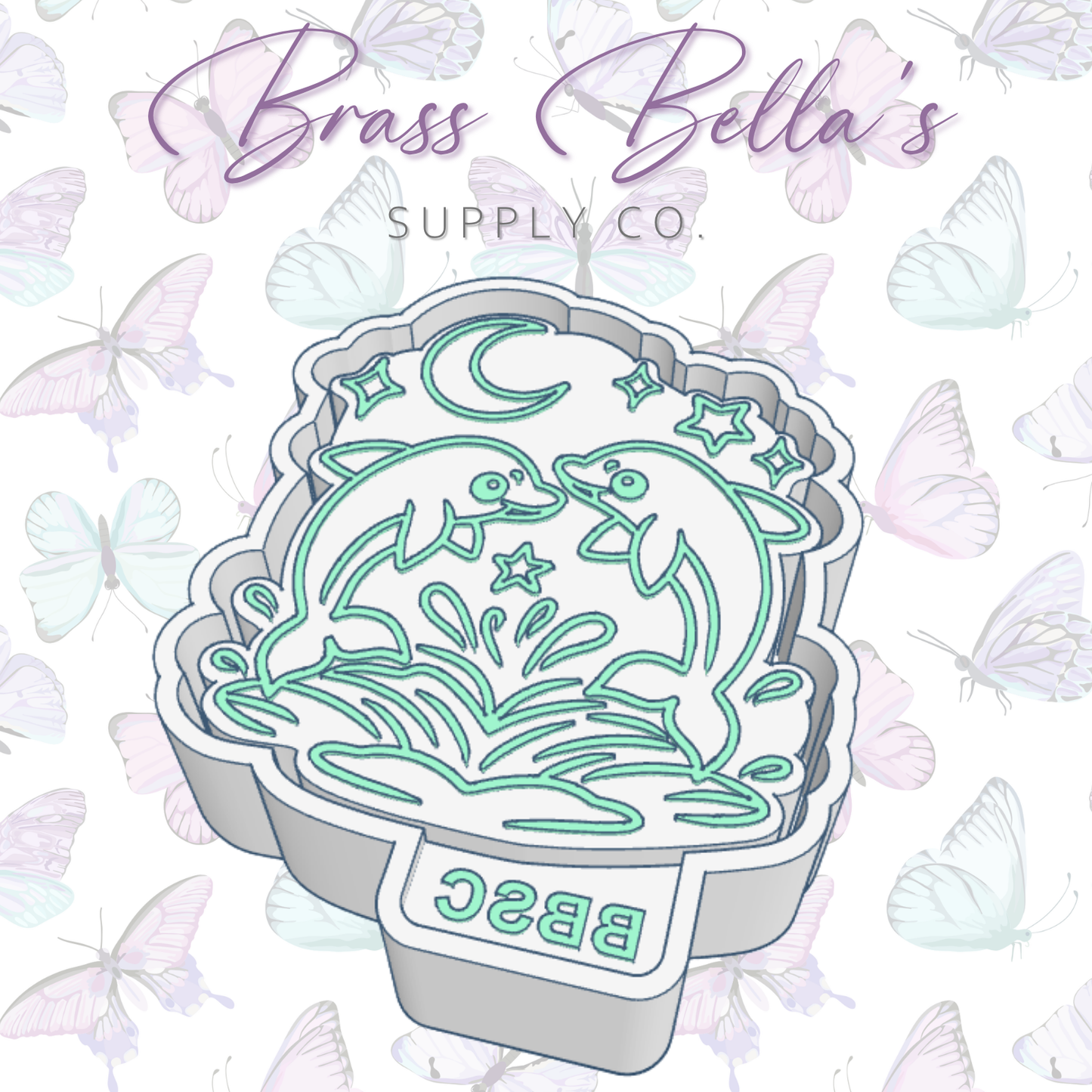 LF Inspired - Moonlight Dolphins - Freshie Mold