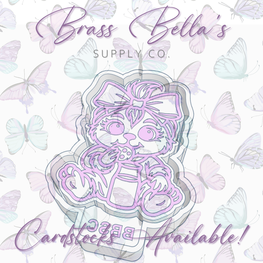 Mean Green One - Baby Girl w/ Cookies - Freshie Mold