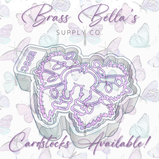 Mean Green One - Bum on Bow - Freshie Mold