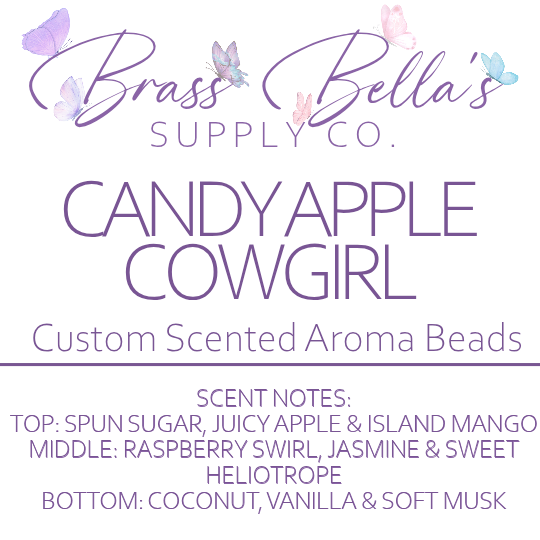 Candy Apple Cowgirl - Custom Scented Aroma Beads - BBSC Exclusive