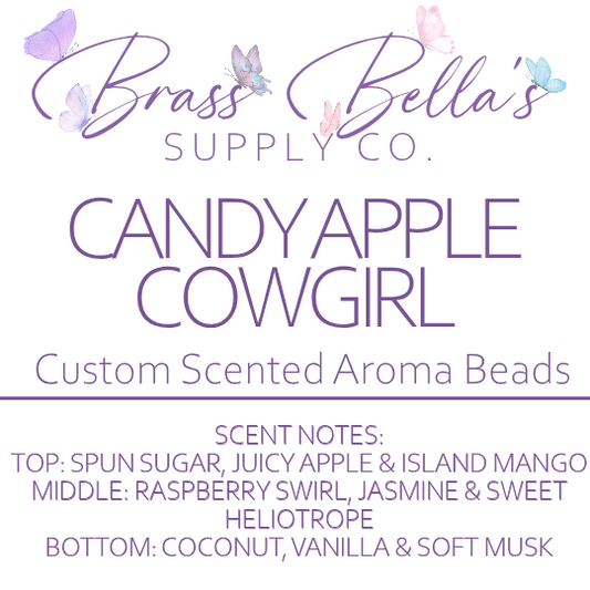 Candy Apple Cowgirl - Custom Scented Aroma Beads - BBSC Exclusive