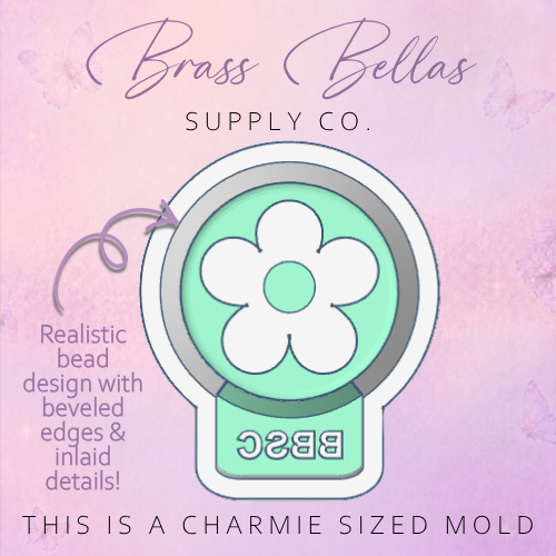 Rounded Alphabet Beads - Friendship Bracelet Style - Charmies Mold