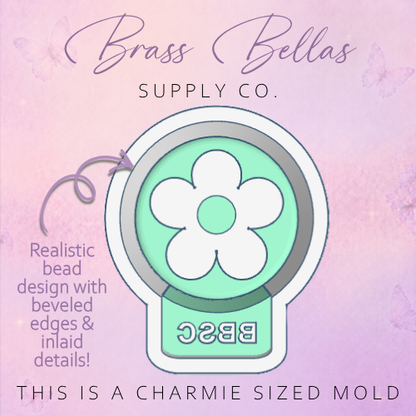 Rounded Alphabet Beads - Friendship Bracelet Style - Charmies Mold