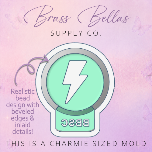Rounded Alphabet Beads - Friendship Bracelet Style - Charmies Mold
