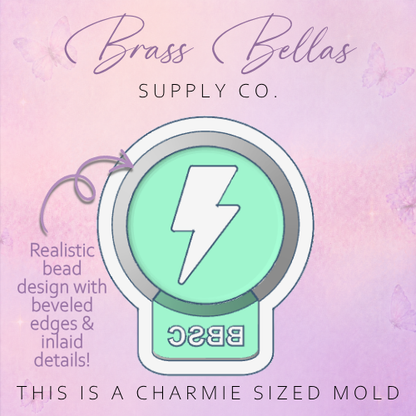 Rounded Alphabet Beads - Friendship Bracelet Style - Charmies Mold
