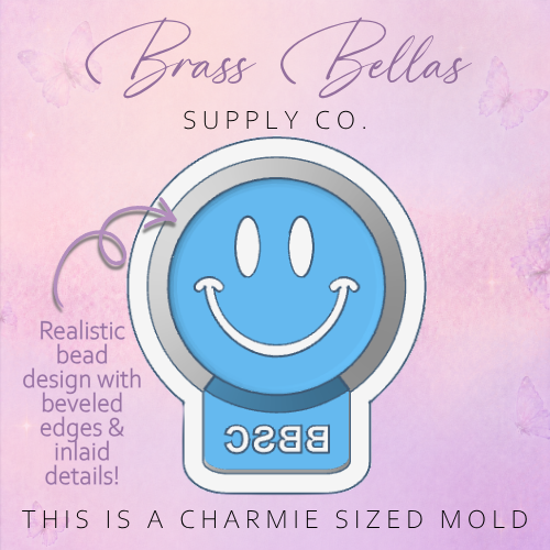 Rounded Alphabet Beads - Friendship Bracelet Style - Charmies Mold