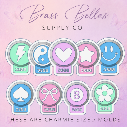Rounded Alphabet Beads - BUNDLES - Charmie Mold