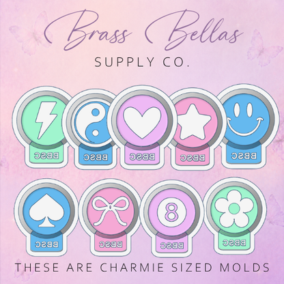 Rounded Alphabet Beads - BUNDLES - Charmie Mold