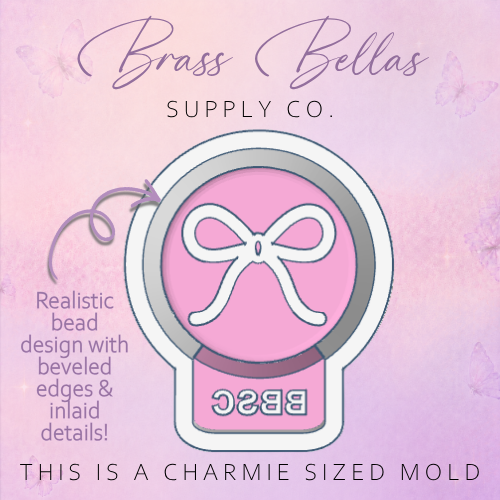 Rounded Alphabet Beads - Friendship Bracelet Style - Charmies Mold