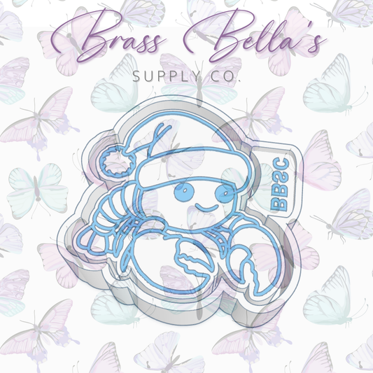 Santa Crawfish - Freshie Mold