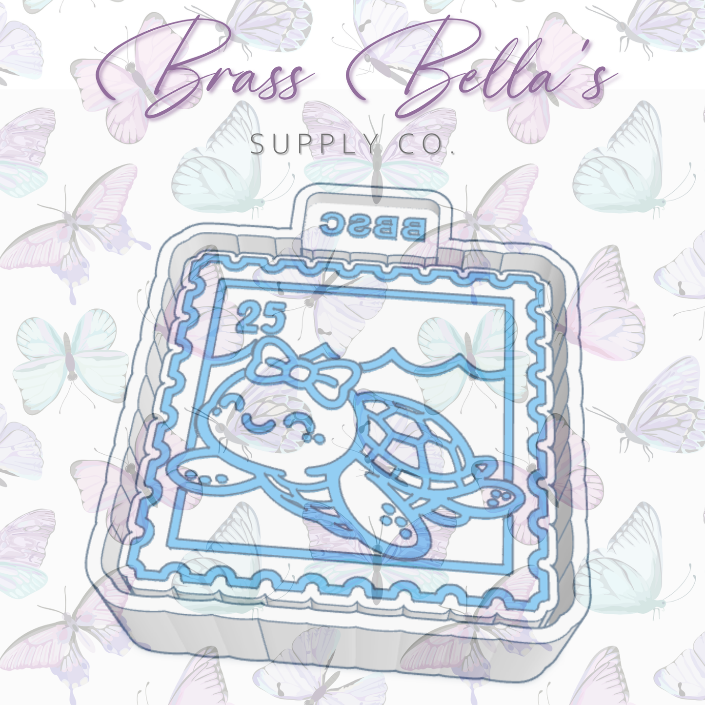Sea Turtle Stamp - Freshie Mold