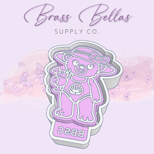 Poolside Summer Mama - Bear - Freshie Mold