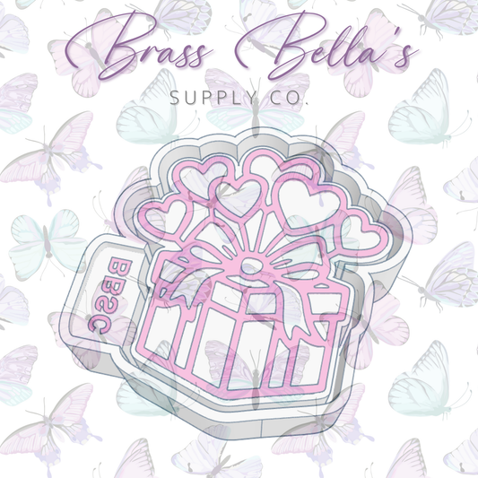 Valentine's Day Gift w/ Heart Balloons - Freshie Mold