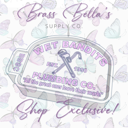 Wet Bandits Plumbing Co. - Home Alone Inspired - BBSC Exclusive - Freshie Mold