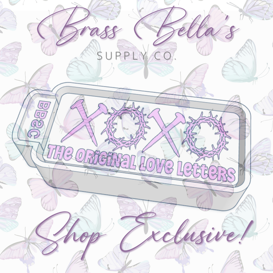 XOXO - Nails & Crown of Thorns - The Original Love Letters - BBSC Exclusive - Freshie Mold
